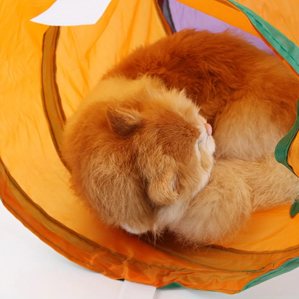 Cat Tunnels Suede Fabric 4 Pack For Cats Indoor Playset