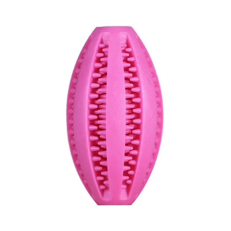 Dog Chew Ball Natural Rubber Teeth Cleaning Toy