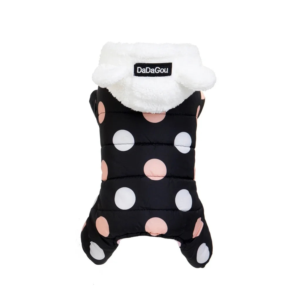 Dog Hoodie Fleece Coat Warm Winter Puppy Sweater Jacket