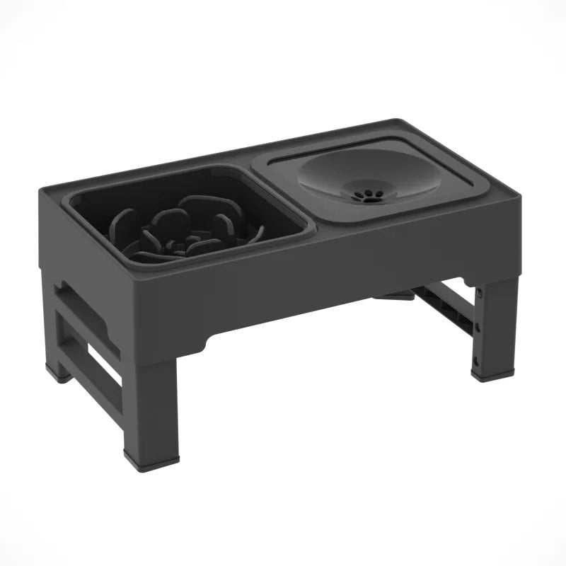 TWISTER.CK Bowl Stainless Steel 3-In-1 Slow-Feed Adjustable