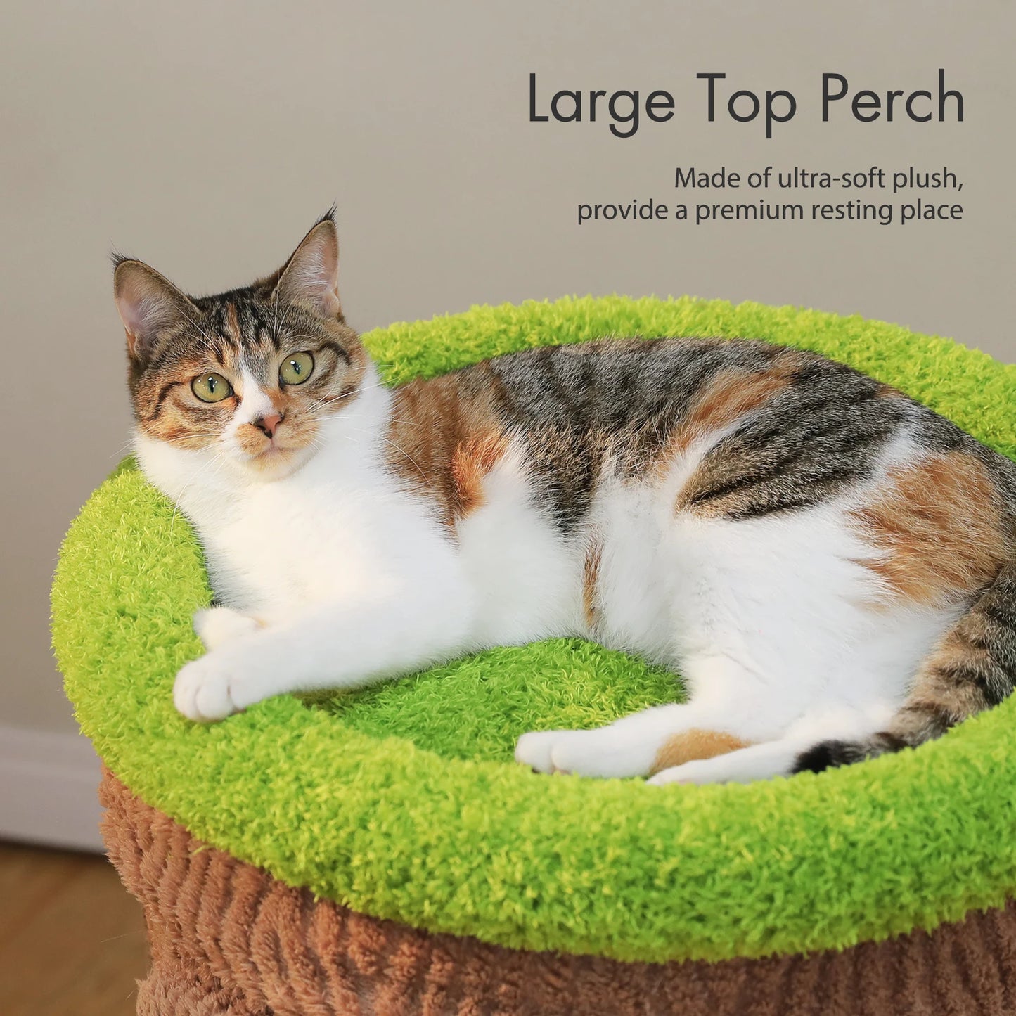 PAWZ Road Wood Cat Tree Four-Tier Indoor Pet Furniture