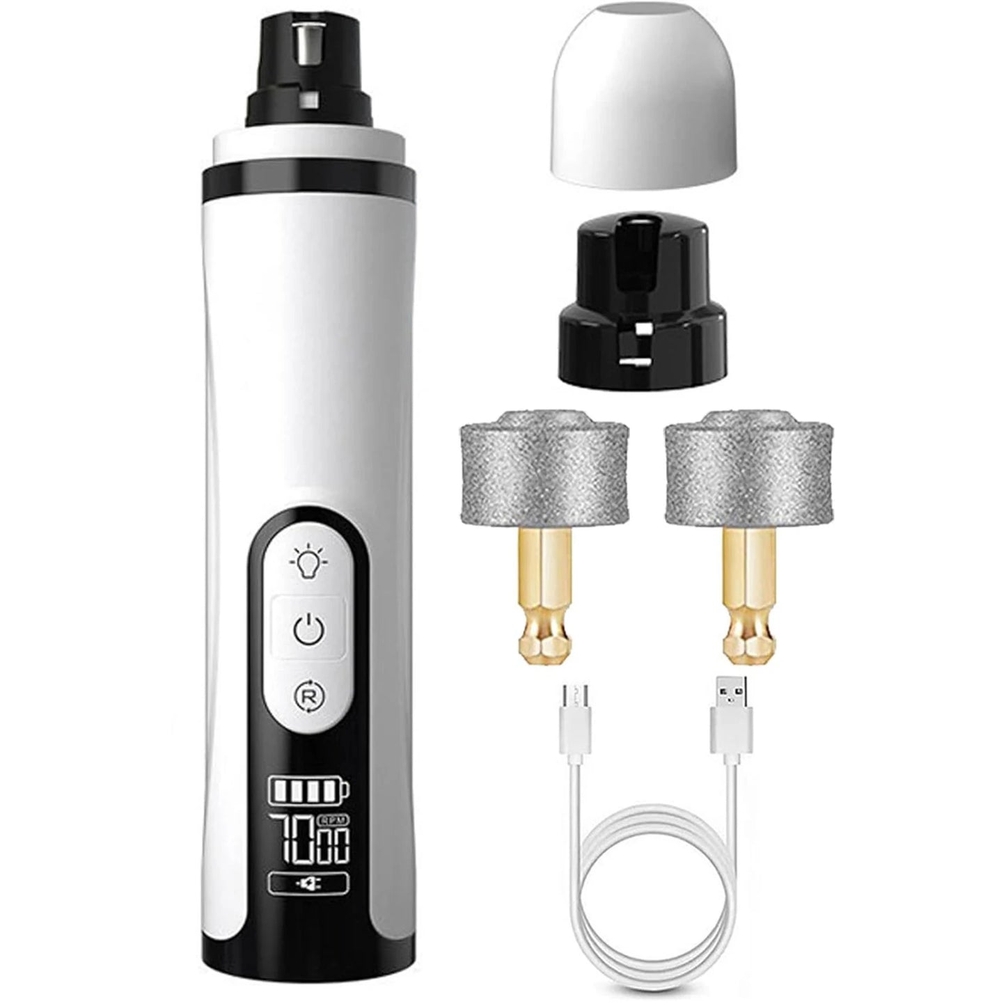 APWIKOGER Electric Dog Nail Grinder Rechargeable