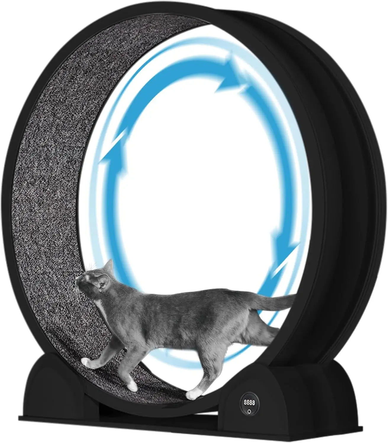 HiMISSCN Cat Exercise Wheel ABS Quiet Indoor Treadmill for Cats