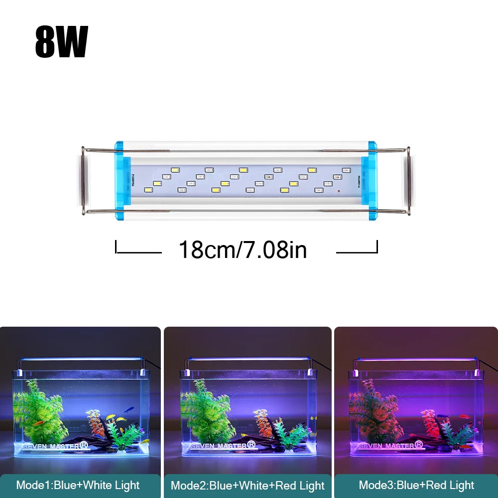 LED Aquarium Light Super Bright for Aquatic Plants and Fish Tanks