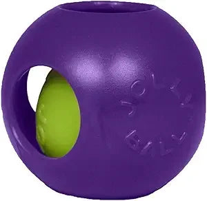 Dog Toy Teaser Ball Plastic Puzzle With Inner Ball