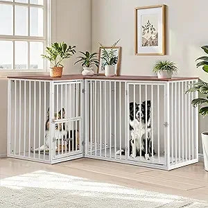 Dog Crate Furniture Heavy Duty Indoor Kennel With Dividers
