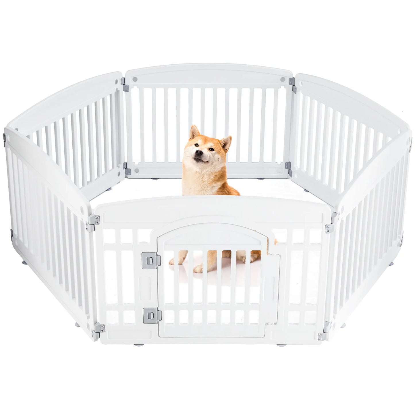 Dog Playpen Folding Enclosure For Indoor Use And Yard