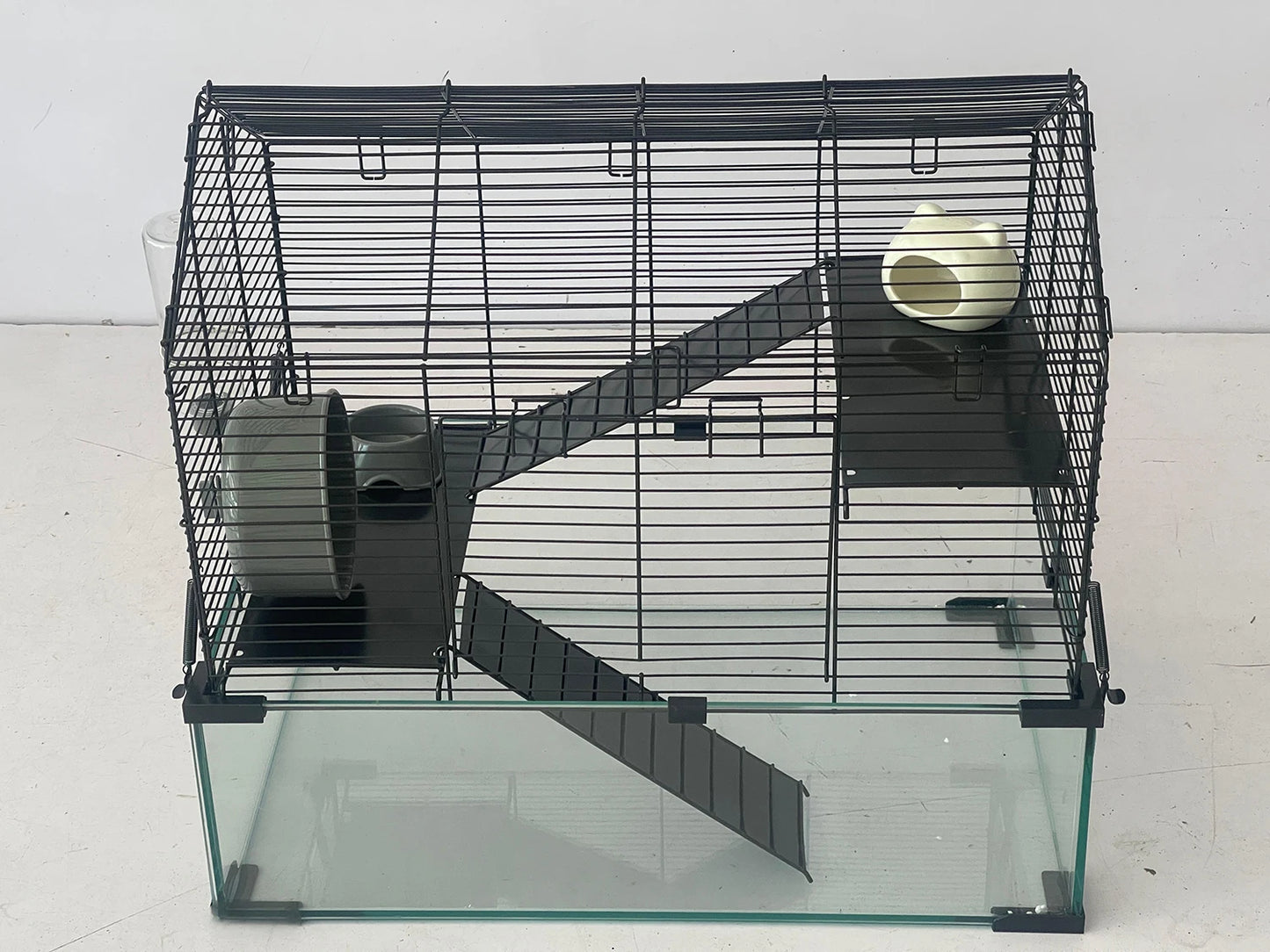 Twister Hamster Cage Metal With Water Bottle For Small Pets