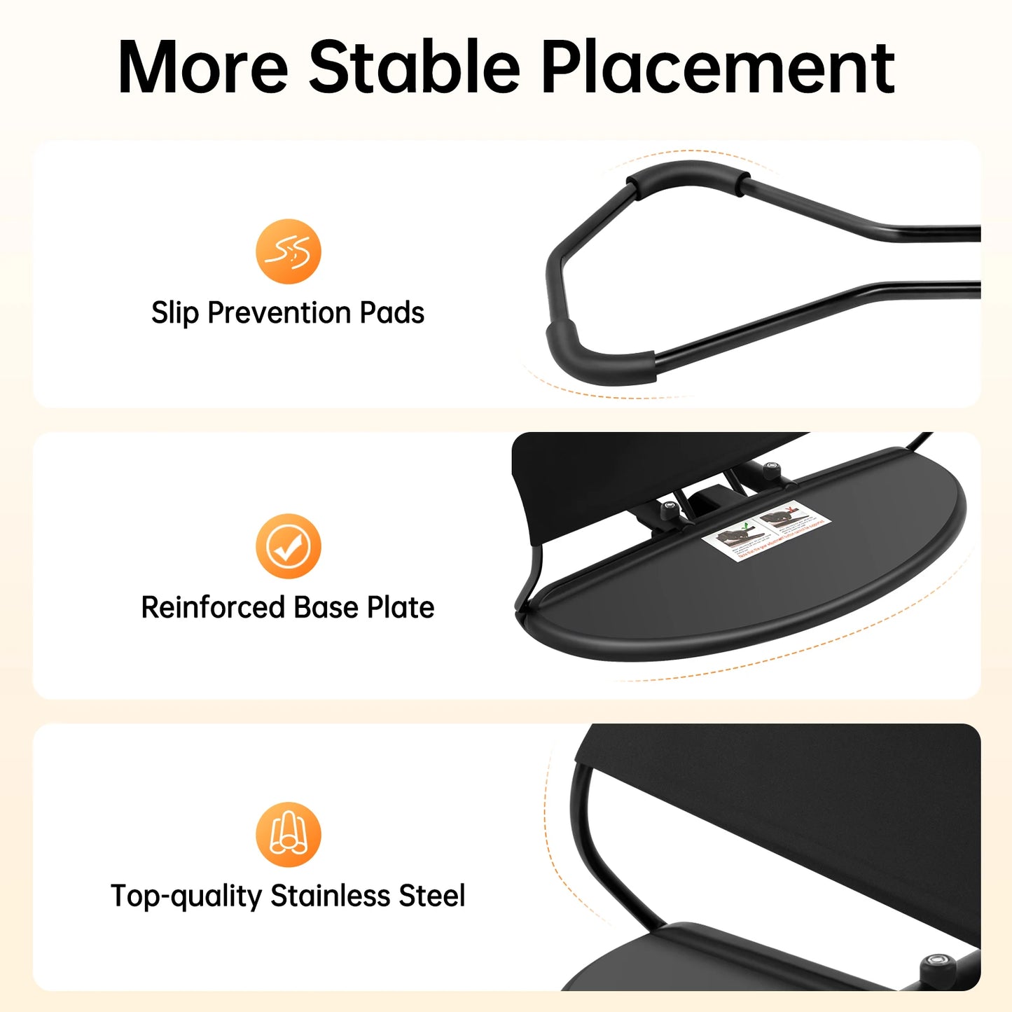 Sichuan Pet Rocker Bed Foldable Adjustable Height Stainless Steel Bracket