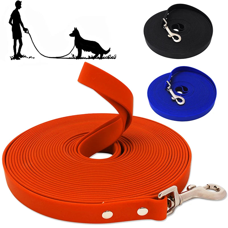 Dog Leash Waterproof PVC Durable Easy Clean Walking Lead
