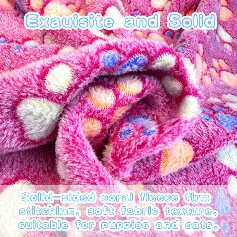 Pet Blanket Coral Fleece For Dogs And Cats Home Use