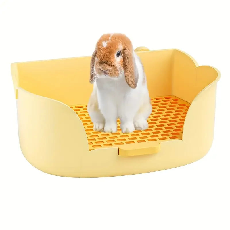 Rabbit Litter Box Corner Toilet Trainer For Small Animals