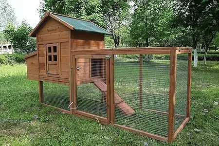 Chicken Coop Outdoor Poultry House Waterproof Roof