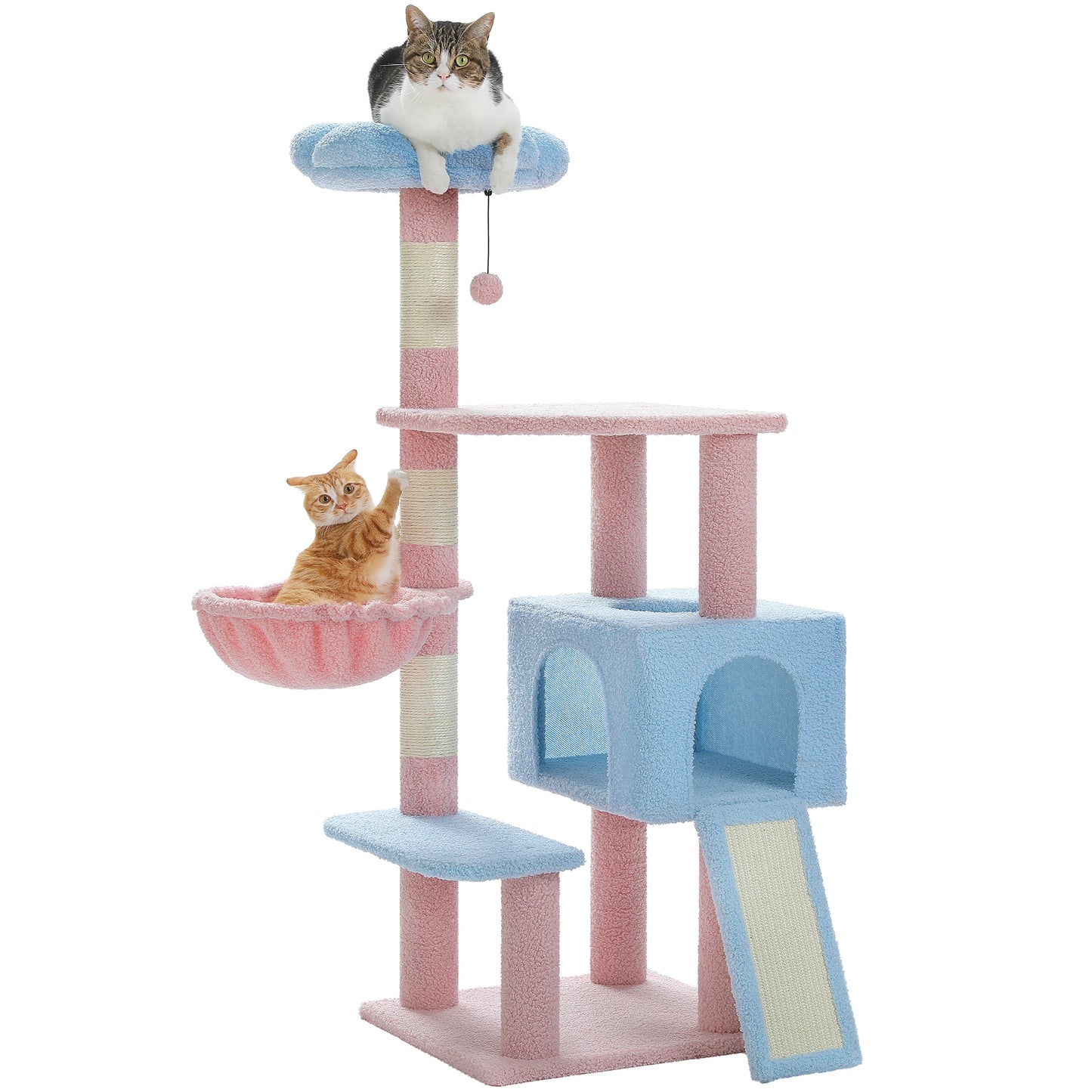 PAWZ Road Flower Cat Tree Multi-Level Cat Tower Sisal Posts