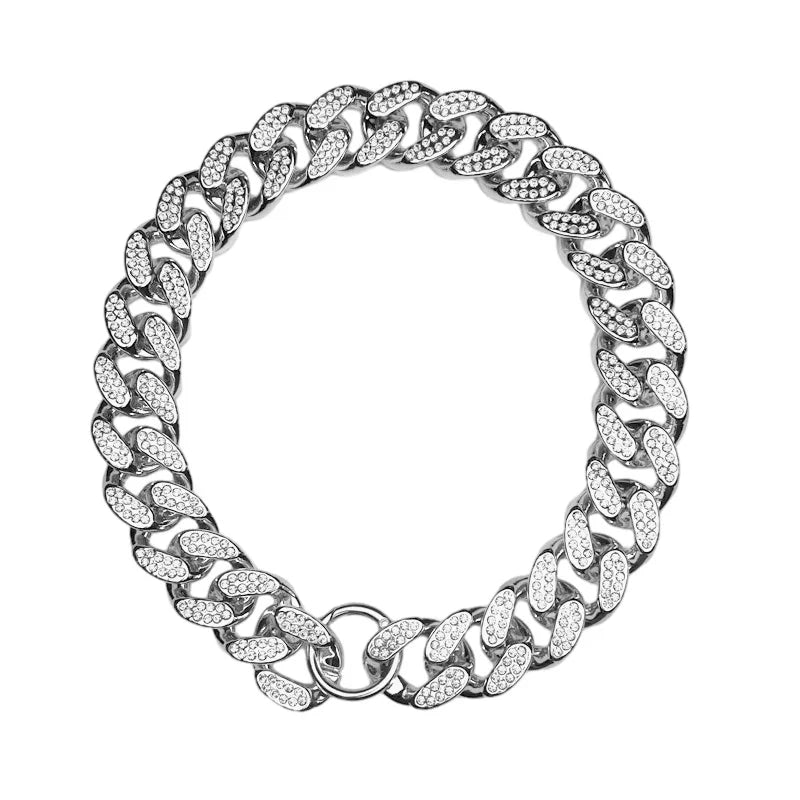 Dog Collar Diamond Inlay