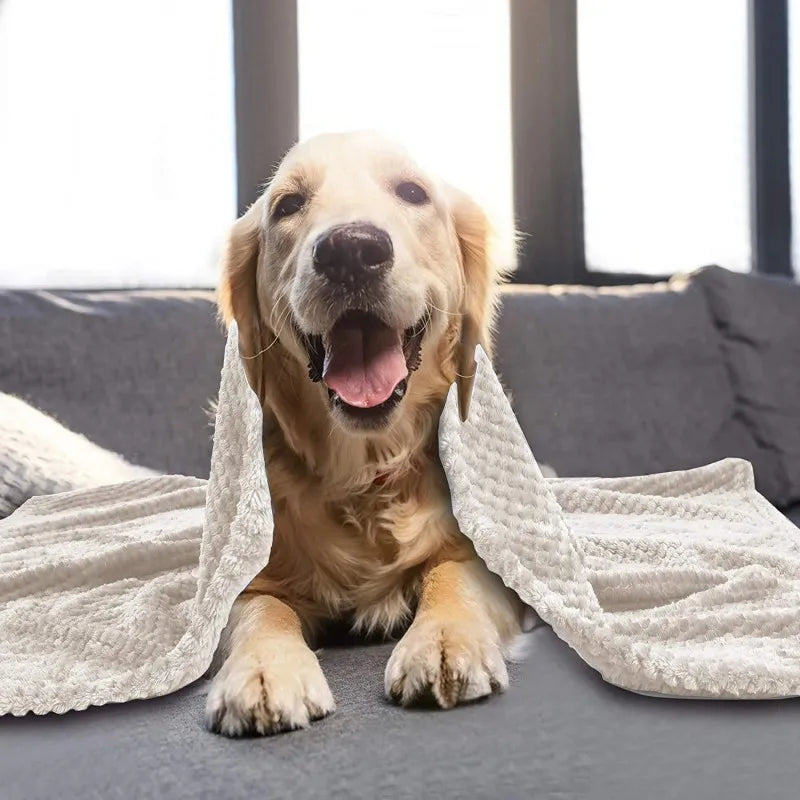Blanket Fleece For Pets Warm Dog Cat Bedding Throw