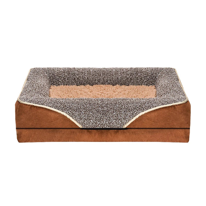 Dog Bed Removable Washable Coral Fleece for All Seasons