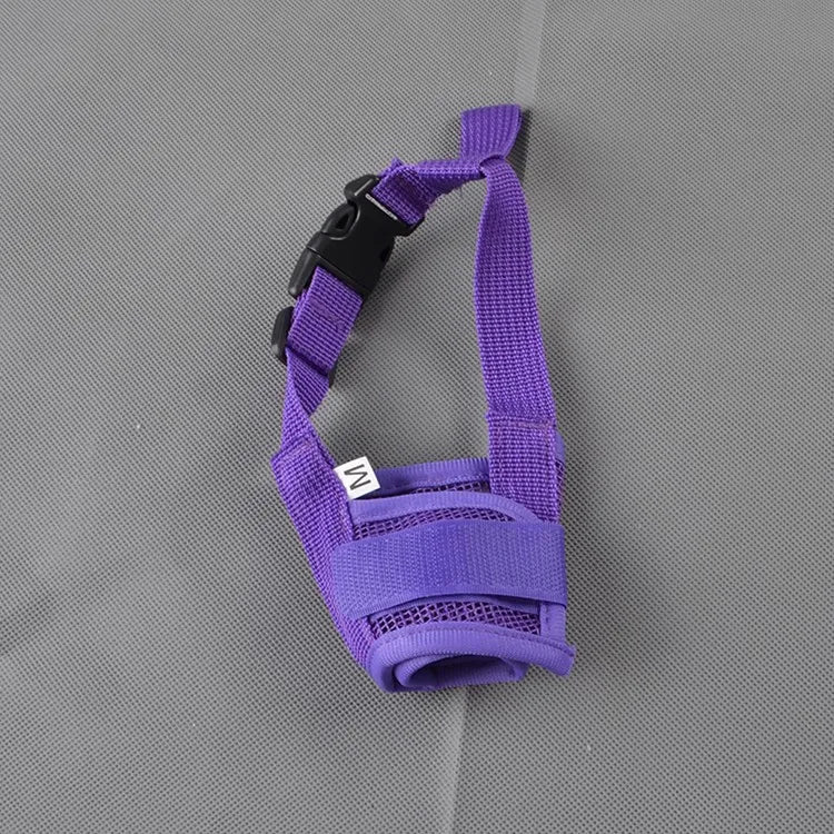 Dog Muzzle Adjustable Breathable Mesh Nylon Straps For Dogs
