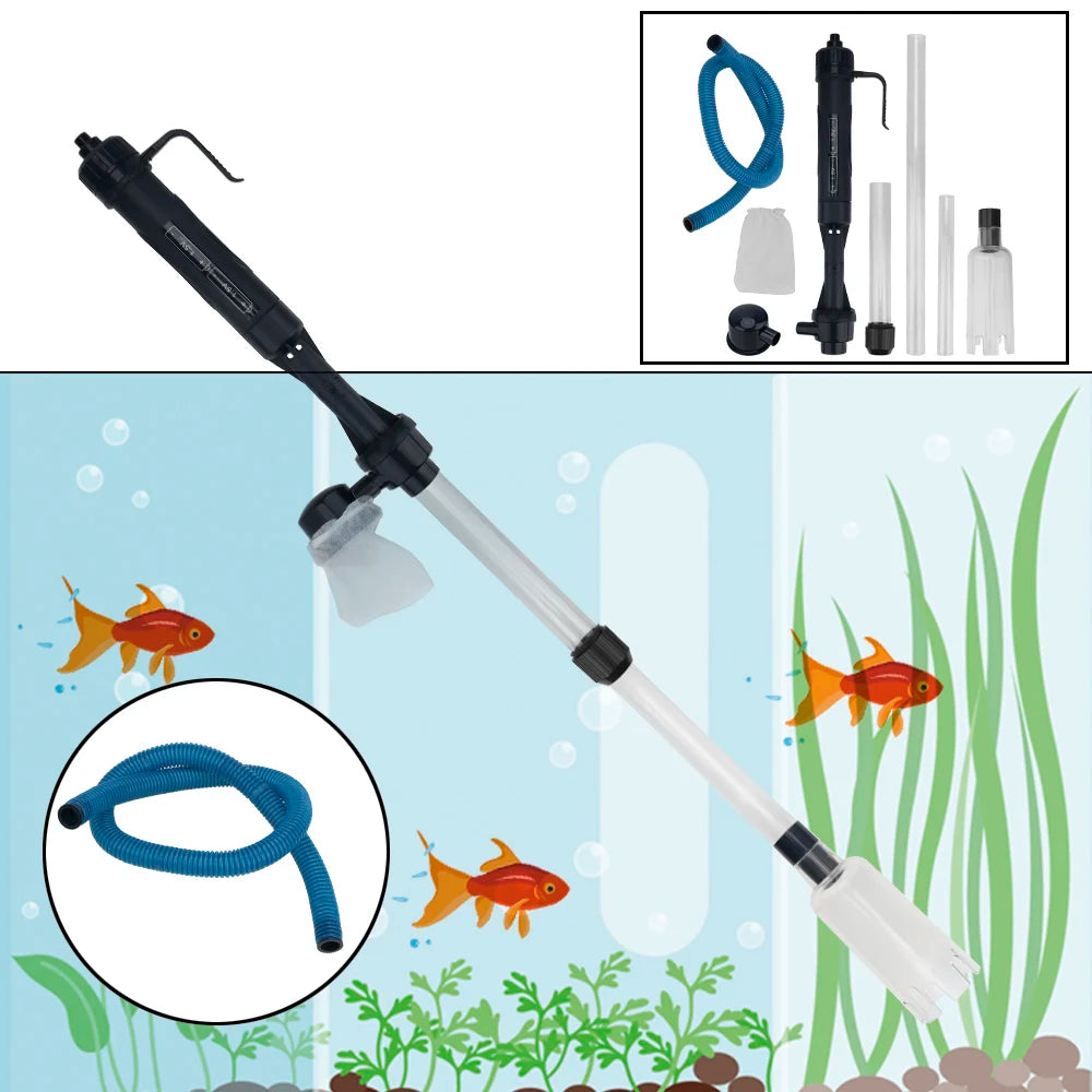 Gravel Cleaner Electric Adjustable for Aquarium Fish Tanks