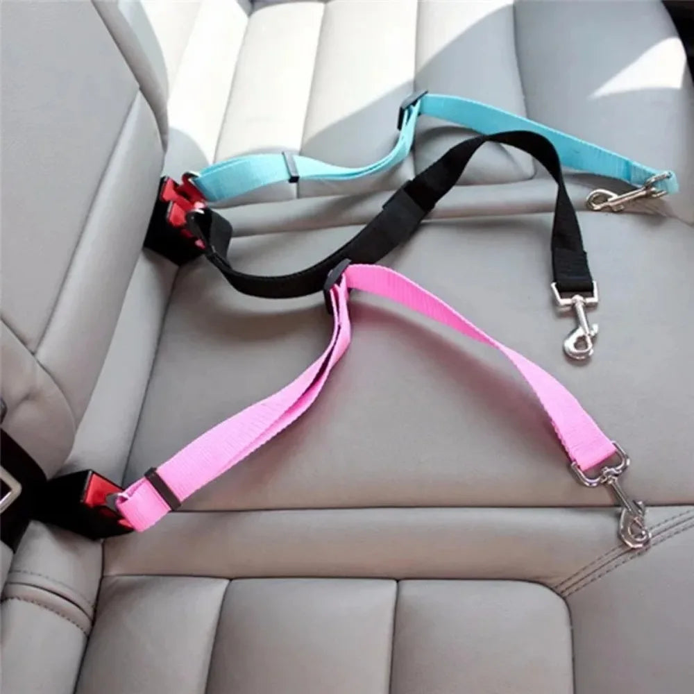 YTYINCN Pet Car Seat Belt Adjustable Stainless Steel Safety Clip