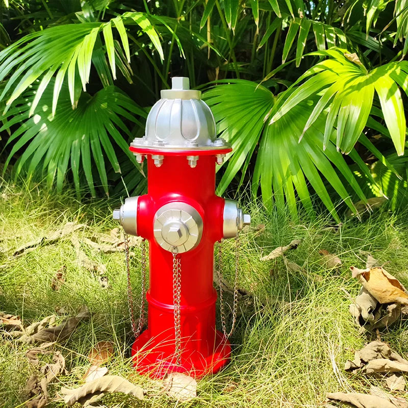 Hign-concerned Dog Fire Hydrant Urinal Column Garden Decor