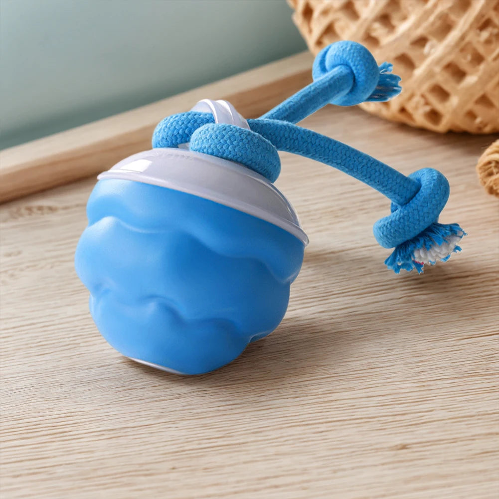 APWIKOGERE Dog Toy Electric Rolling Ball With Rope