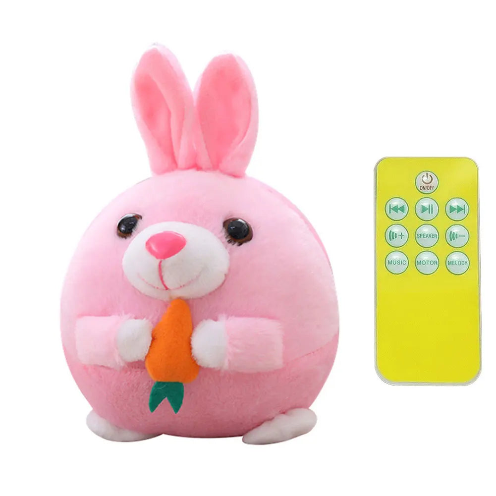 Shunmaii Cartoon Pig Moving Pet Plush Toy USB Rechargeable