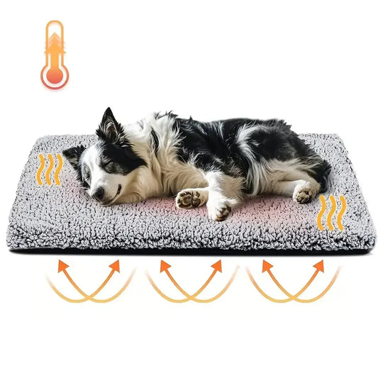 Self-Heating Pet Pad Blanket With Anti-Slip Bottom