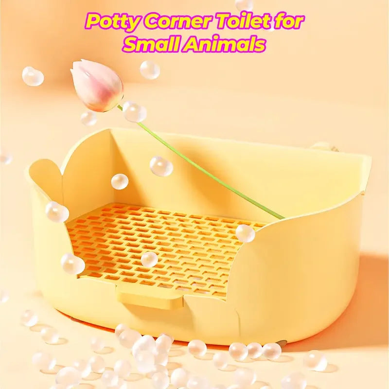 Rabbit Litter Box Corner Toilet Trainer For Small Animals