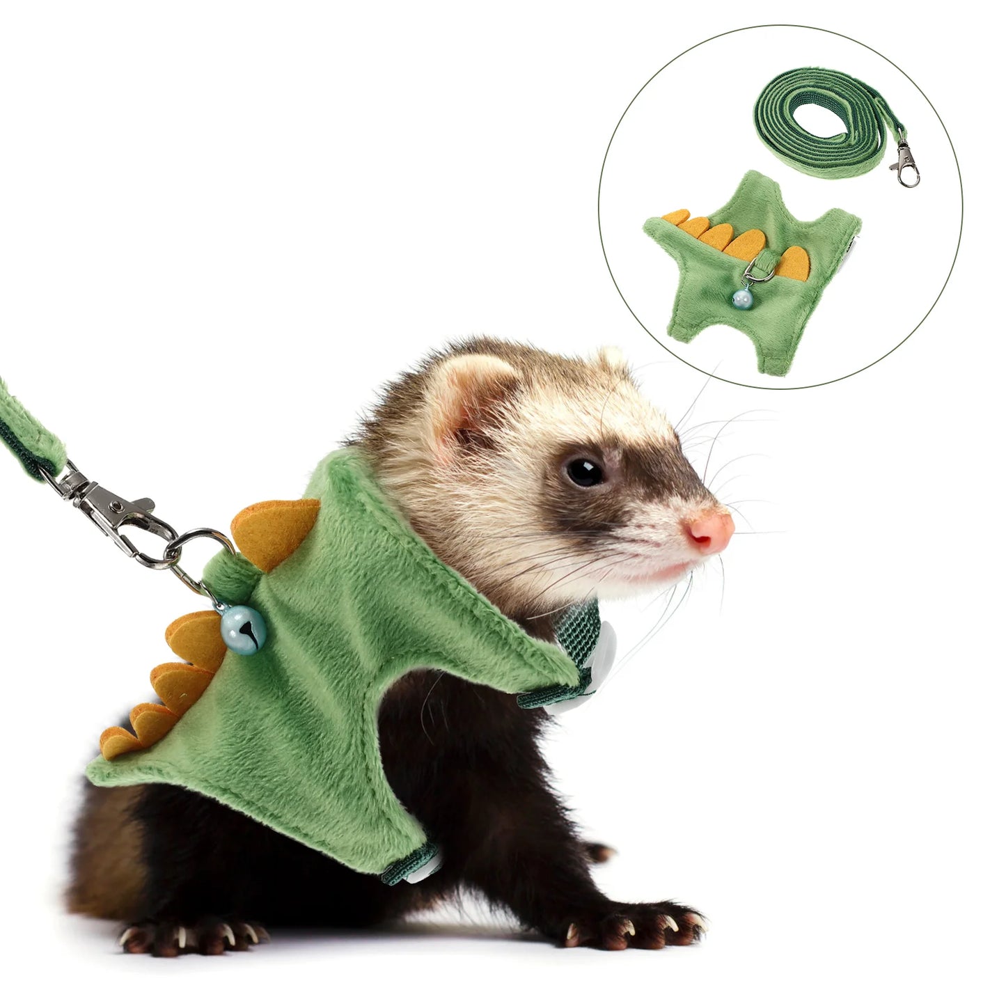 Pet Harness Dragon Design With Adjustable Leash And Comfort Fit
