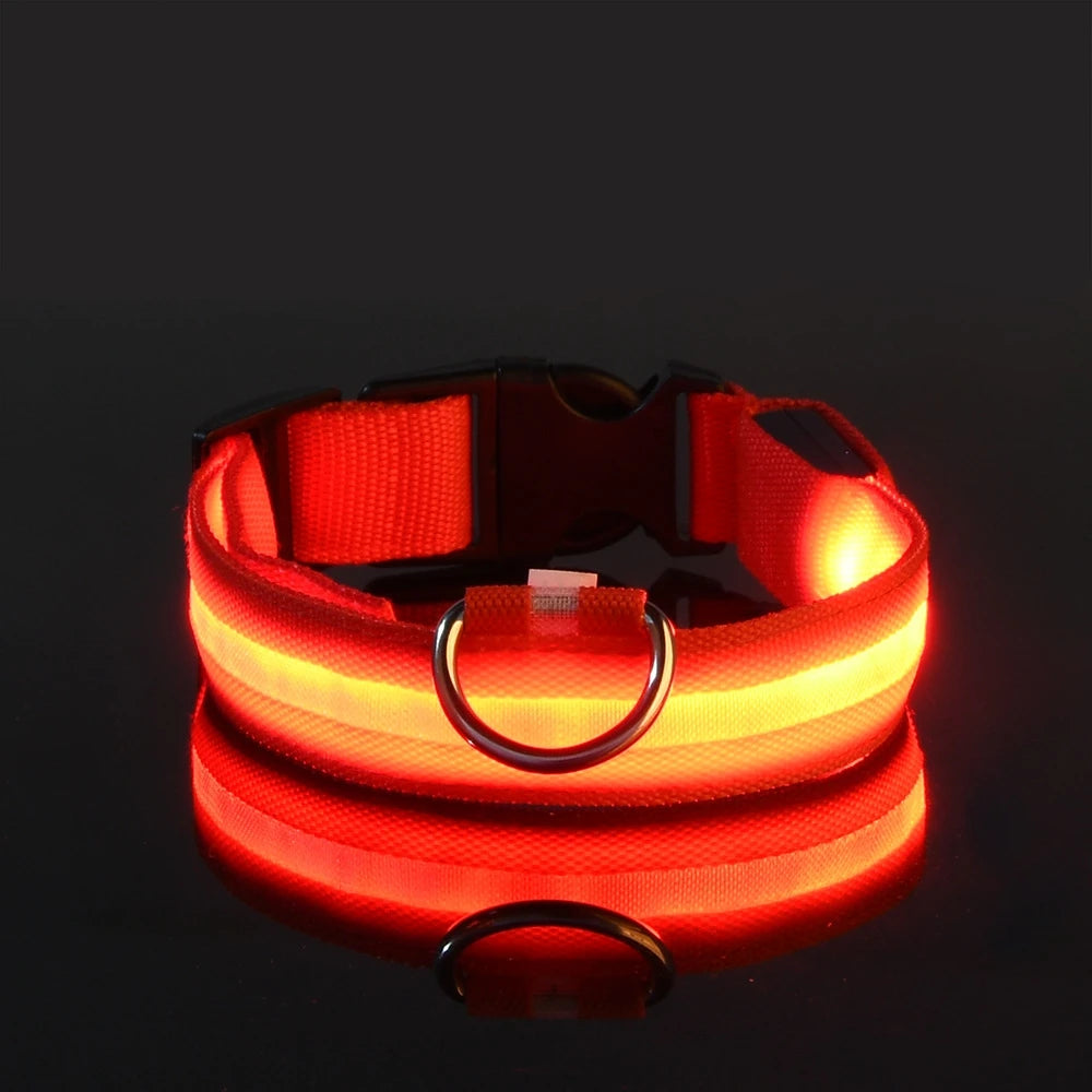 NONECN Dog Leash Luminescent Night Led Glow For Night Walks