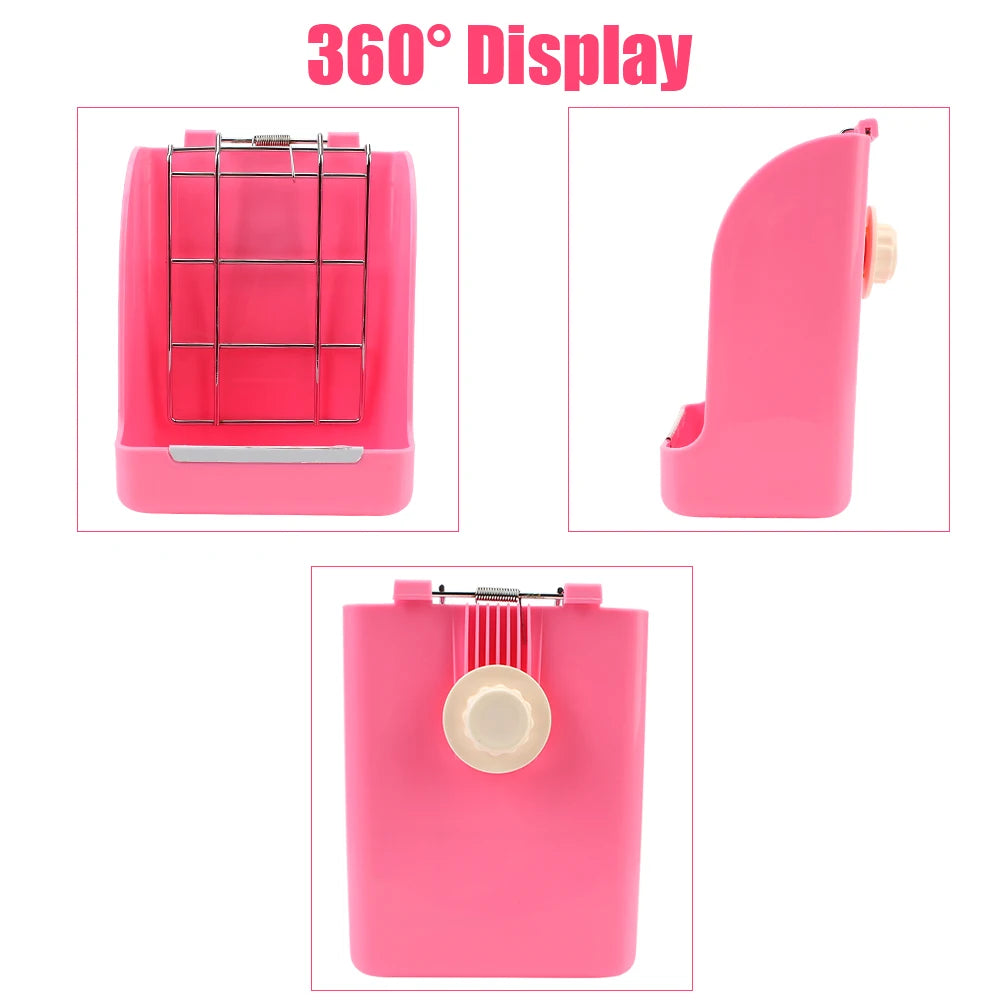 Rabbit Hay Feeder Plastic Mesh Frame Rack For Small Pets