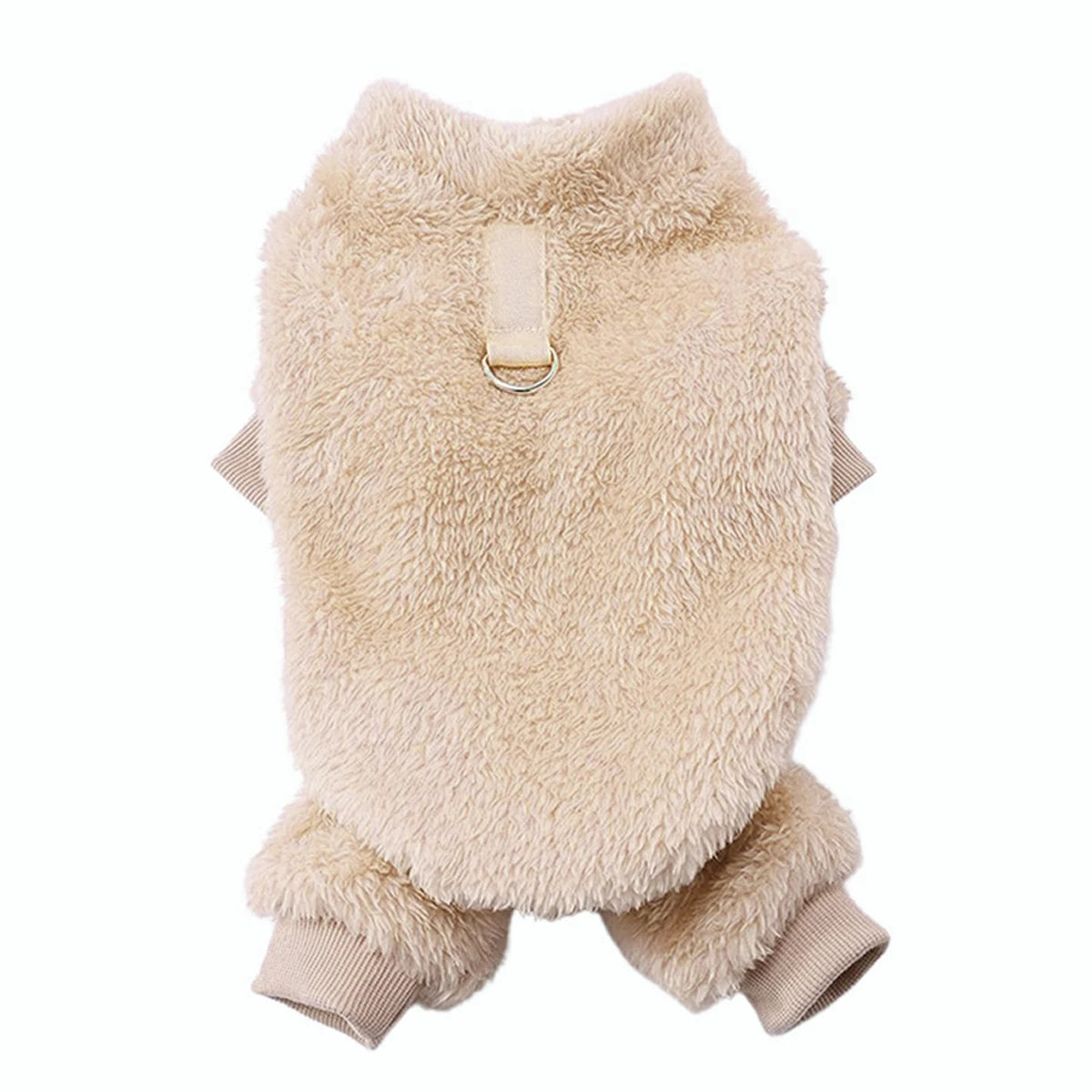 Dog Jumpsuit Winter Coat With Soft Flannel Lining Warm