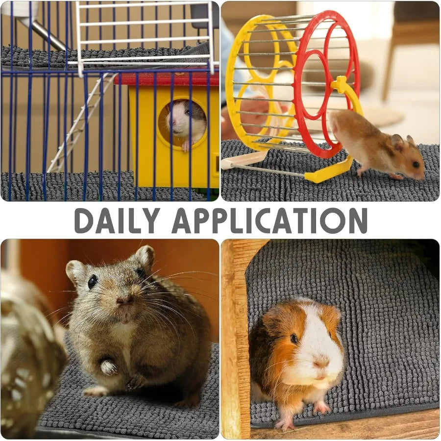 Cage Liner Washable Fleece For Small Animals Guinea Pigs