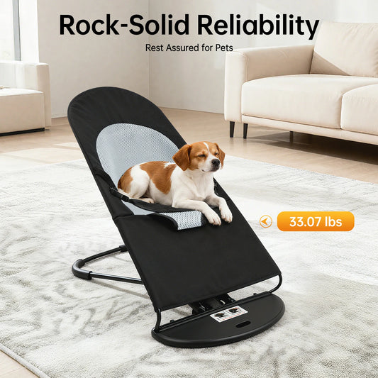 Sichuan Pet Rocker Bed Foldable Adjustable Height Stainless Steel Bracket