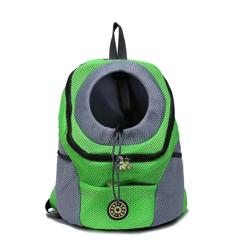 Backpack Dog Carrier Mesh Front Double Shoulder Design