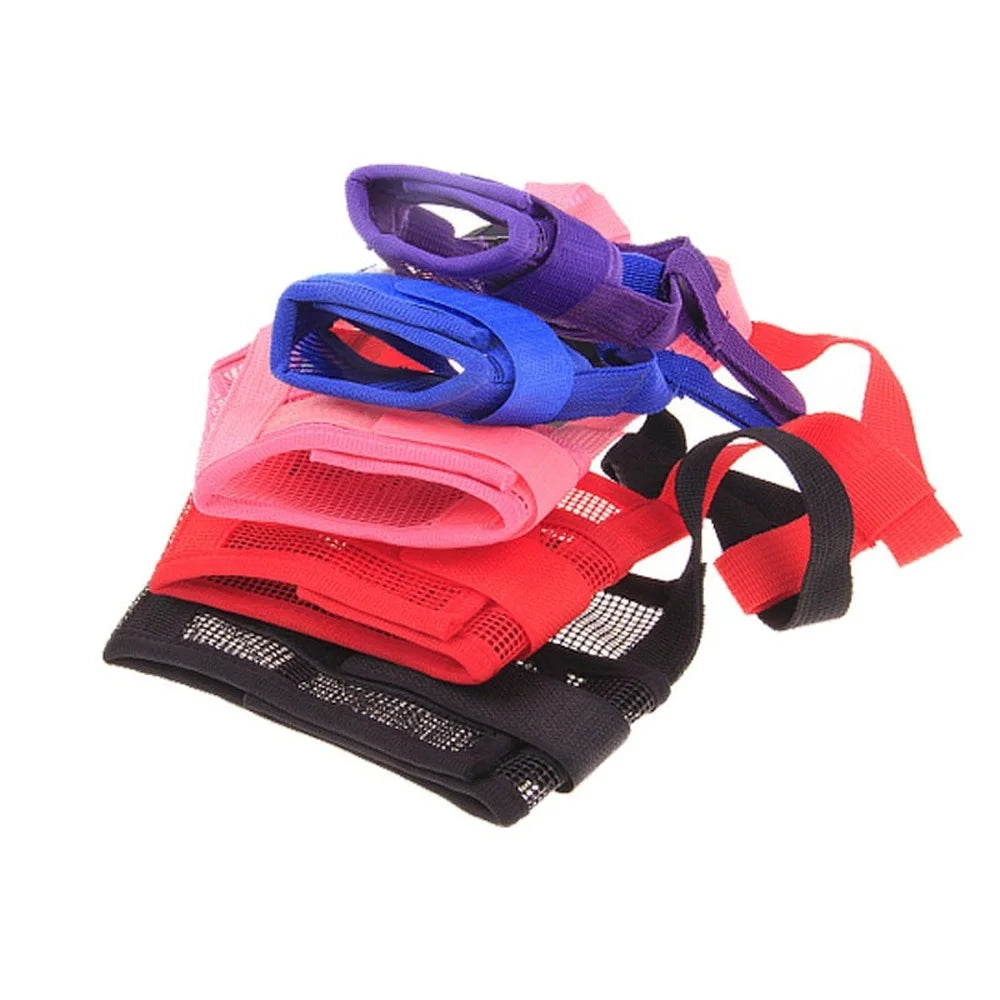 Dog Muzzle Adjustable Breathable Mesh Nylon Straps For Dogs