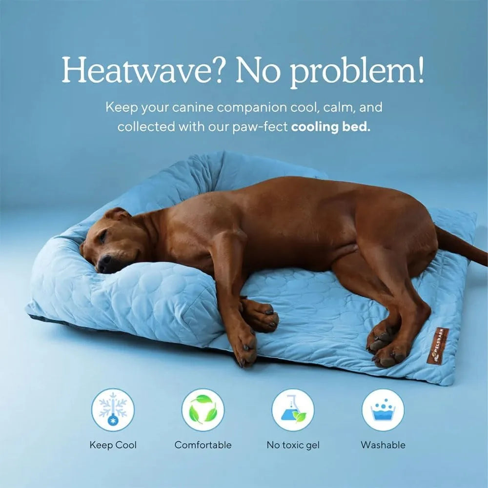 Dog Cooling Mattress With Ice Silk Surface For Pets