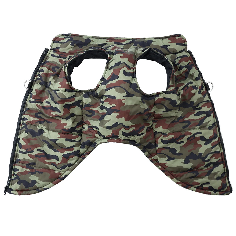 Dog Coat Winter Waterproof Camouflage Print For Dogs And Cats