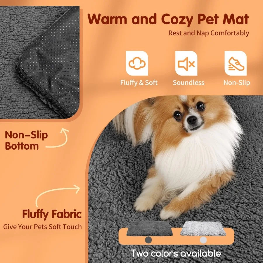 Self Warming Cat Bed Washable Cozy Durable Comfortable Kennel Pad