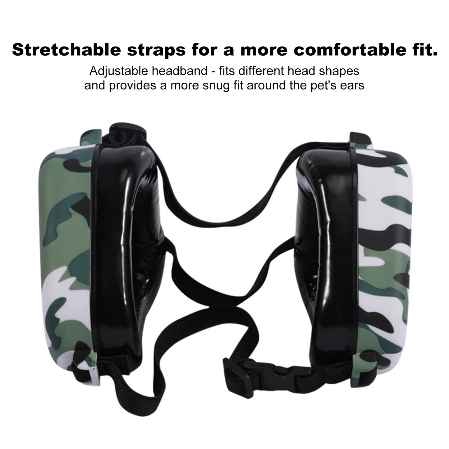 Dog Ear Muffs with Fast Snap Lock Dog Hearing Protection Earmuffs Pet Noise Reduction Cover for Thunder Fireworks & Hunting