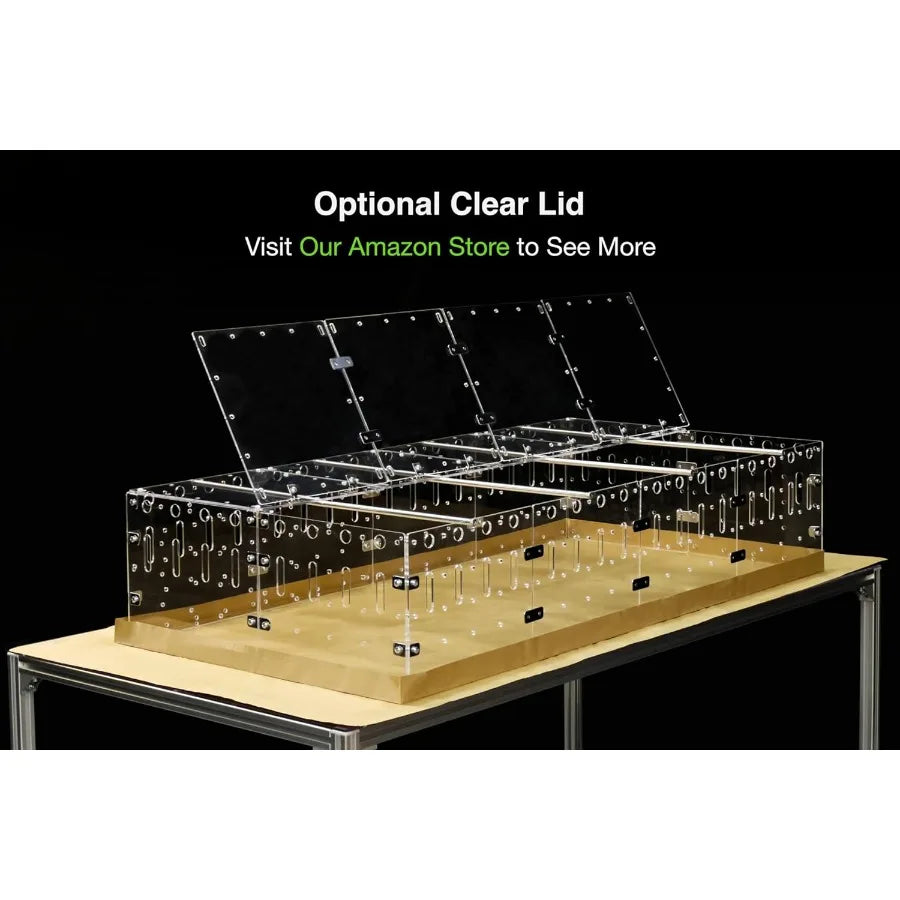 Wooden Cage For Small Animals Open Extendable Habitat