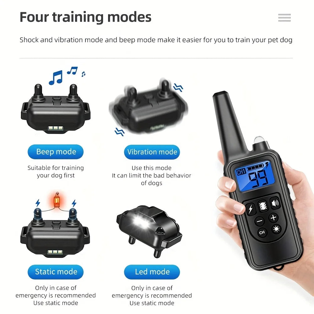 Dog Training Collar Waterproof For Dogs Comfortable Training Experience