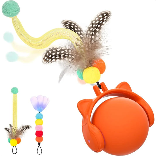 Cat Toy Touch Control Ball With Realistic Mouse Sounds