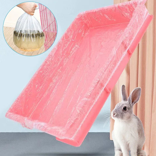 Pet Tray Liner Disposable Plastic PE Film For Cage Trays