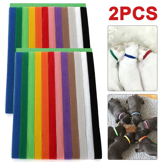 Shunmaii Puppy Collars Nylon For Whelping 12 Piece Set