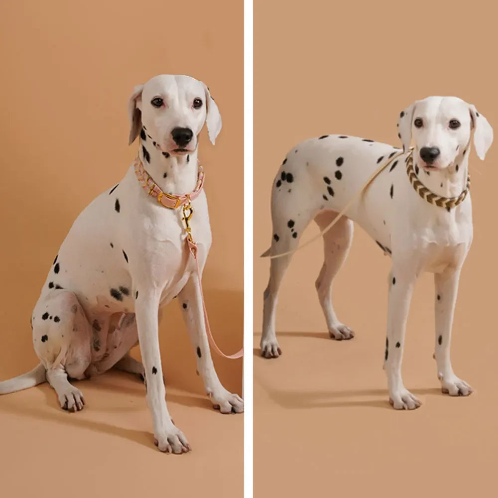 Dog Collar Handmade Striped Polyester For All Breeds