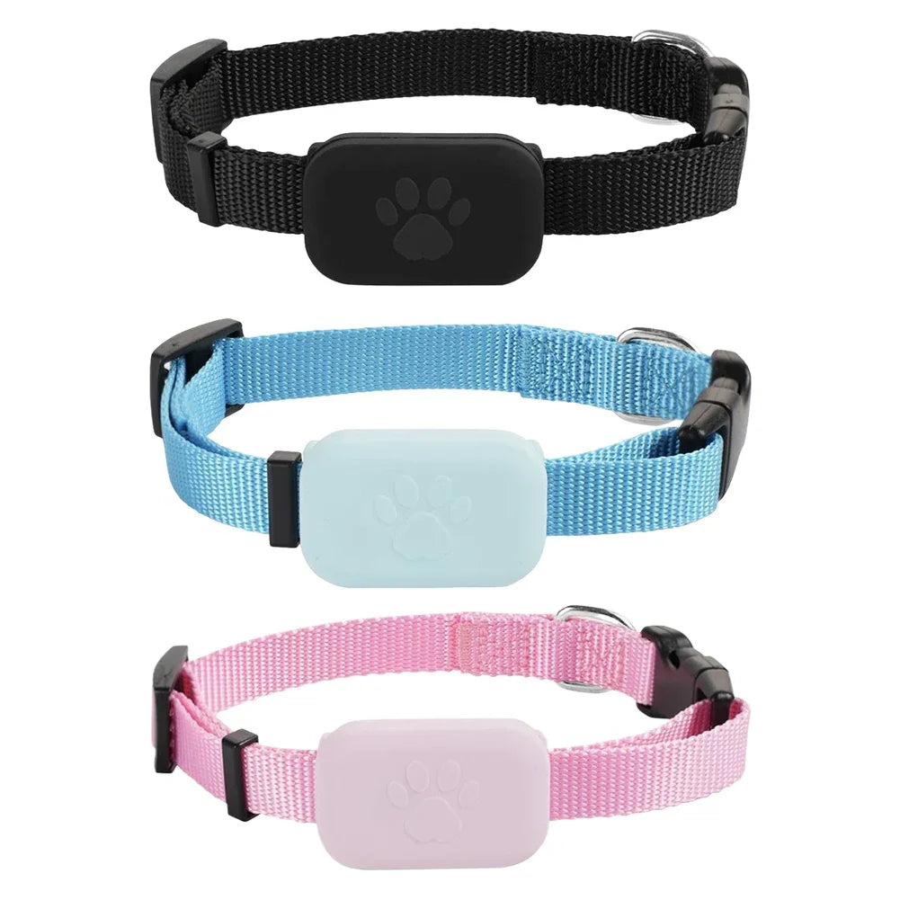 Pet GPS Tracker with Adjustable Collar Dog Tracker Smart Pet Locator Cat Tracker for Dogs and Cats