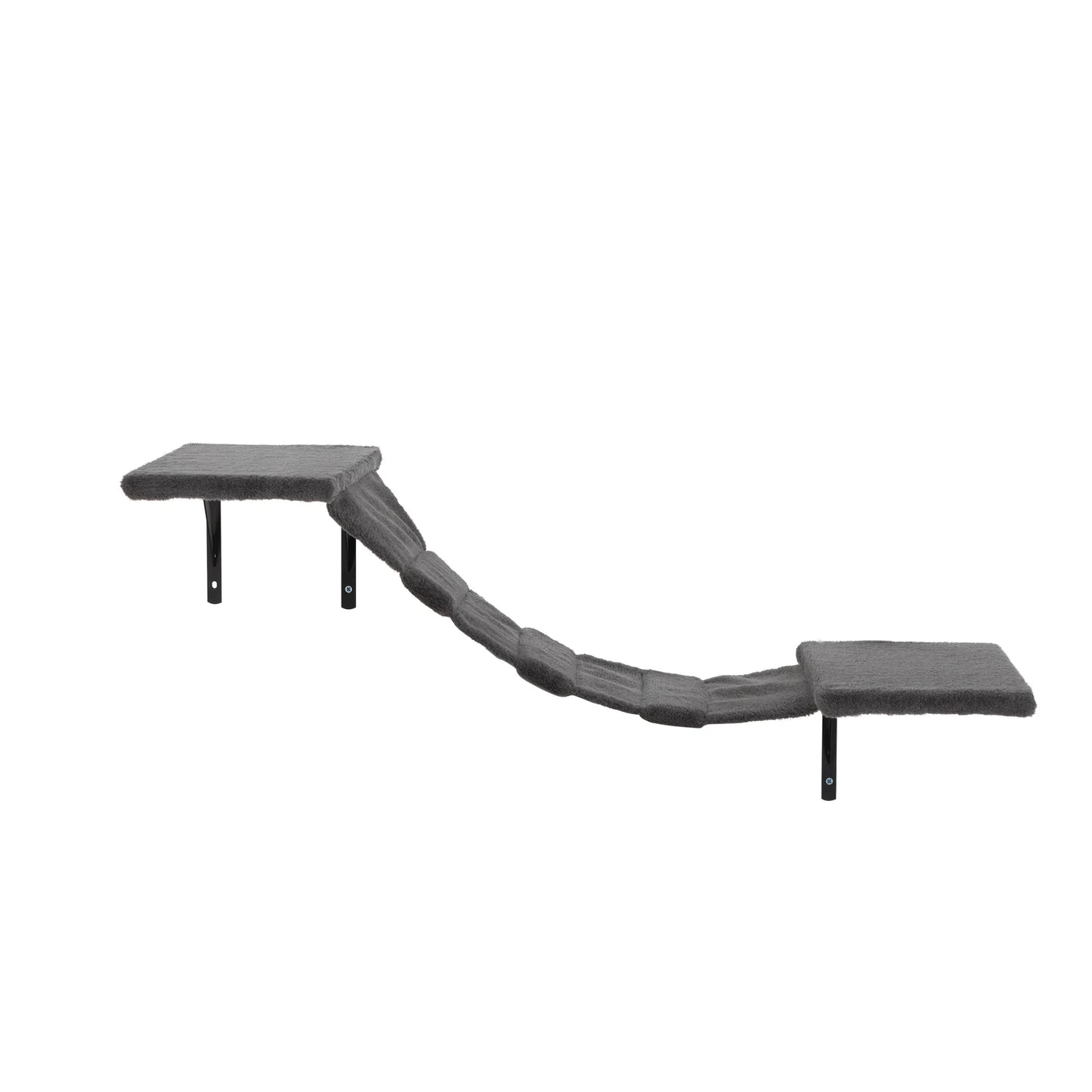 Cat Wall Mounted Climber Set With Integrated Scratching Posts