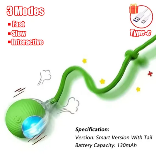 Cat Ball Toy With Intelligent Obstacle Avoidance System